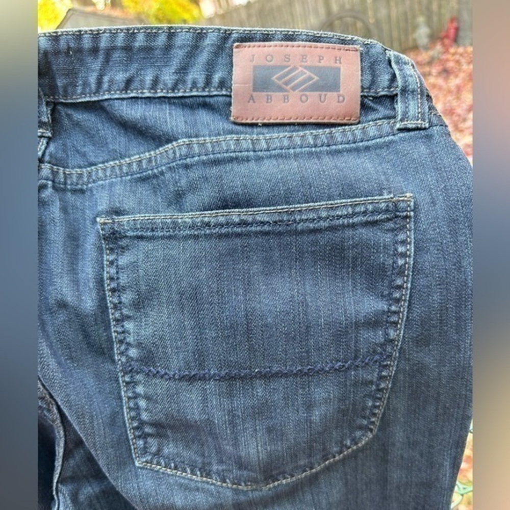 Joseph Abboud‎ Men's Straight Leg Jeans, 36Wx32L (Dark Blue Wash) - Picture 3 of 7